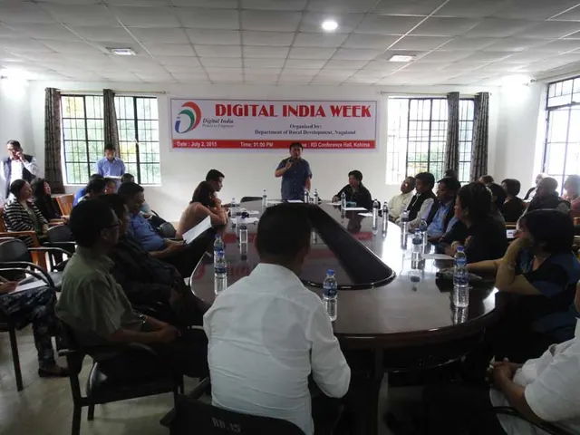 A Digital India Week session in progress