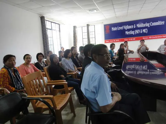 Officials at the State Level Vigilance and Monitoring Committee meeting